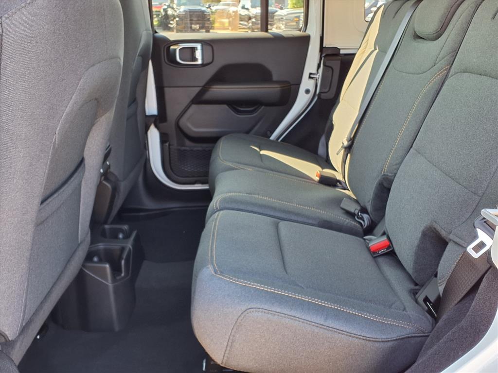 2025 Jeep Wrangler Sahara Bright White Clearcoat at League City CDJR