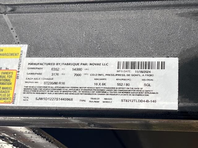 2025 Sure Trac         ST82X12 14K TELE 4FTSIDES 