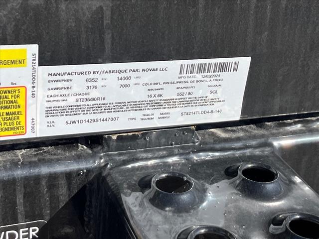 2025 Sure Trac         ST82X14 14K TELE 4FTSIDES 