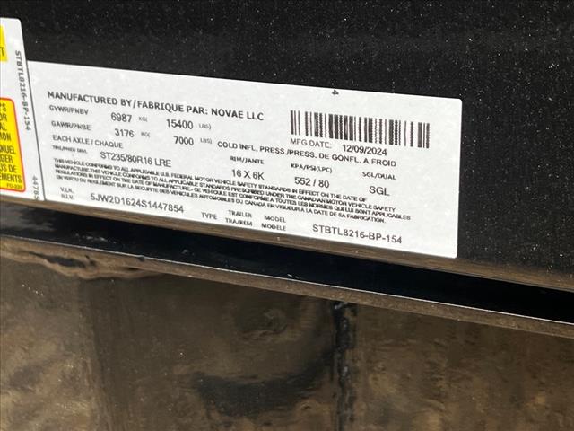 2025 Sure Trac         ST7X16 PRO SERIES TELE 15 