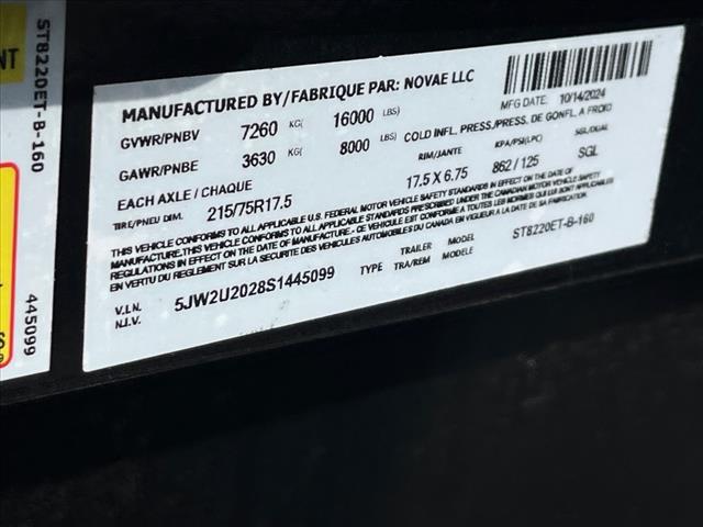 2025 Sure Trac         ST7X20 (18+2) ET 16K 