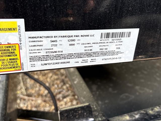 2025 Sure Trac         82X12 12K TELE 