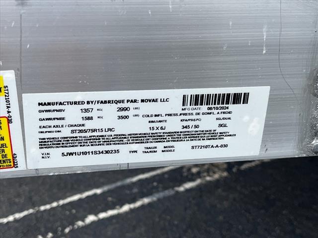 2024 Sure Trac         ST6X10 Aluminum Tube Top 