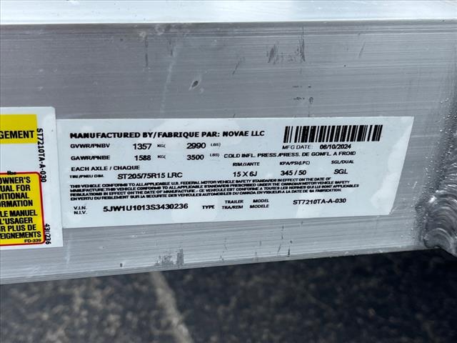 2024 Sure Trac         ST6X10 Aluminum Tube Top 
