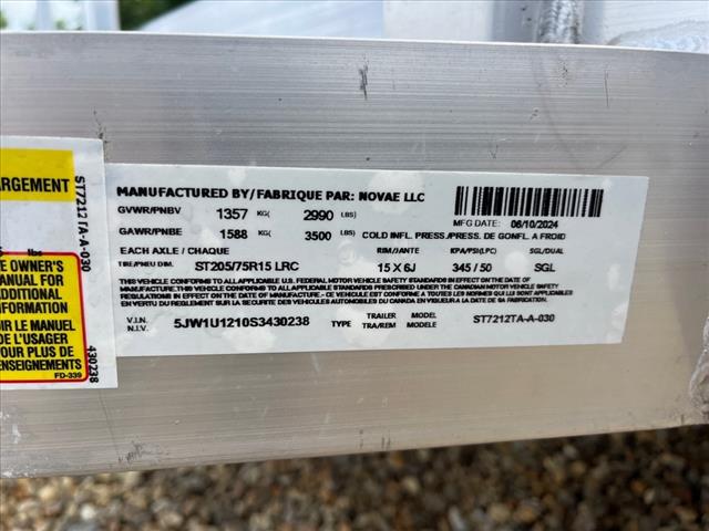 2024 Sure Trac         ST6X12 Aluminum Tube Top 