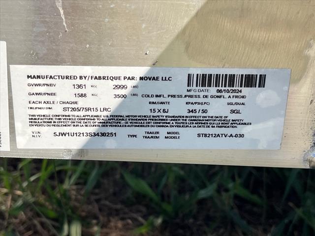 2024 Sure Trac         ST7X12 ALUMINUM TUBE TOP 