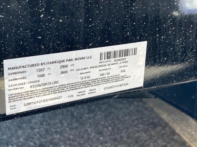2025 Sure Trac         6X12 STEEL HIGH SIDE 3K 
