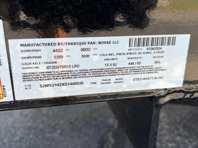 2024 Sure Trac         ST7X14 3 Board Tube Top 1 