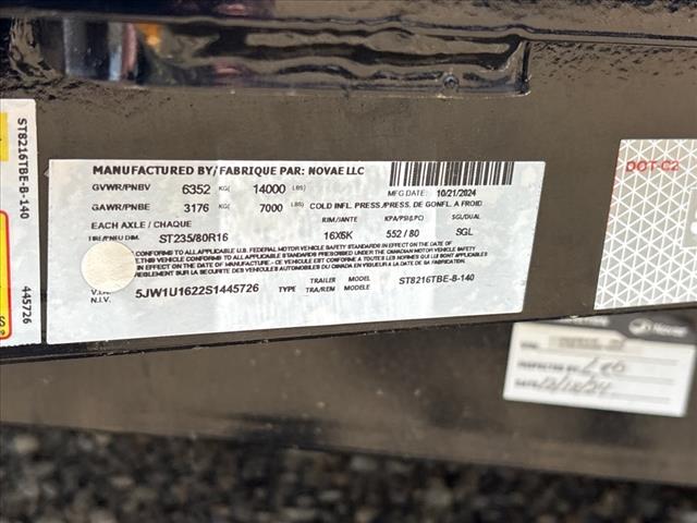 2025 Sure Trac         ST7X16 TB ET 14K 