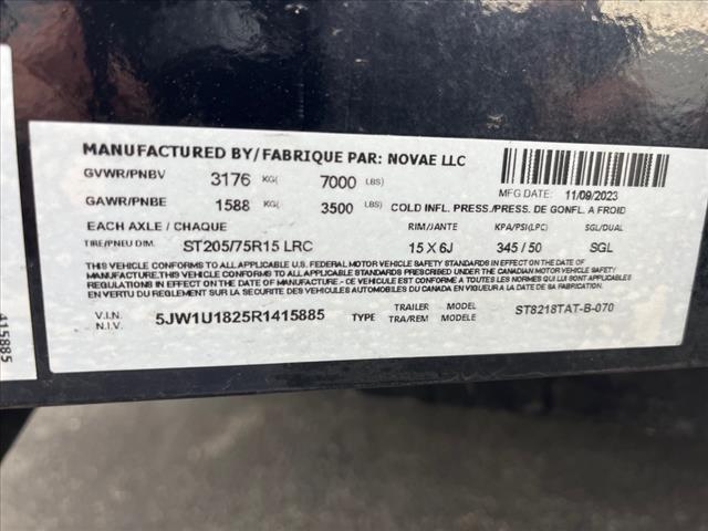 2024 Sure Trac         ST7X18 UTILITY TUBE TOP 