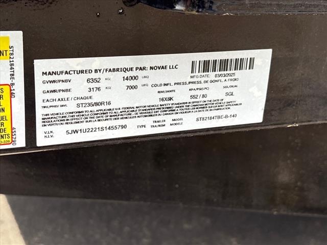 2025 Sure Trac         7X18+4 TB ET 14K 