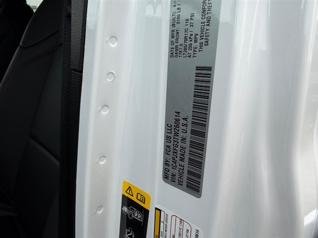 2026 Jeep Wrangler Rubicon:26-164