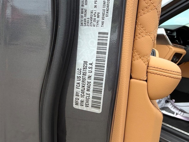 2026 Jeep Grand Cherokee L Summit:26-169