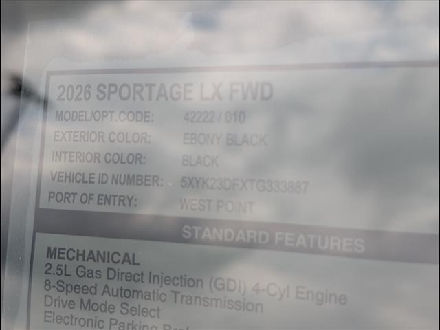 2026 Kia Sportage LX