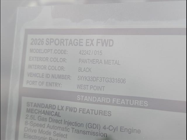 2026 Kia Sportage EX