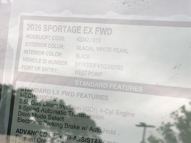 2026 Kia Sportage EX