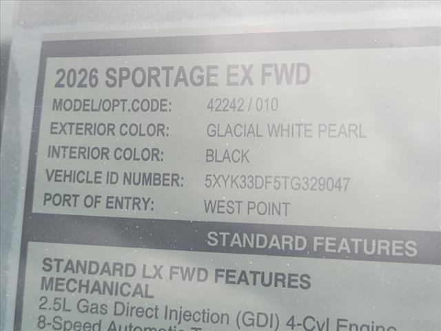 2026 Kia Sportage EX