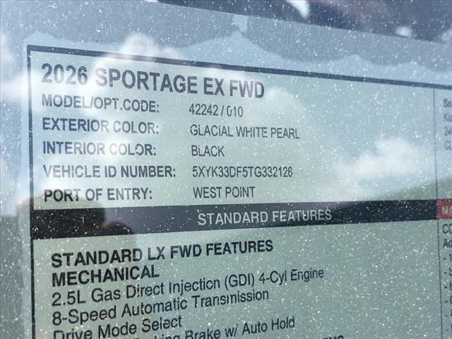 2026 Kia Sportage EX