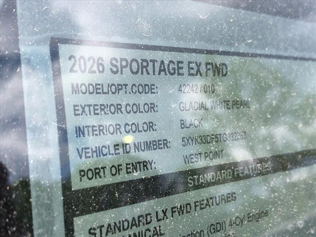 2026 Kia Sportage EX