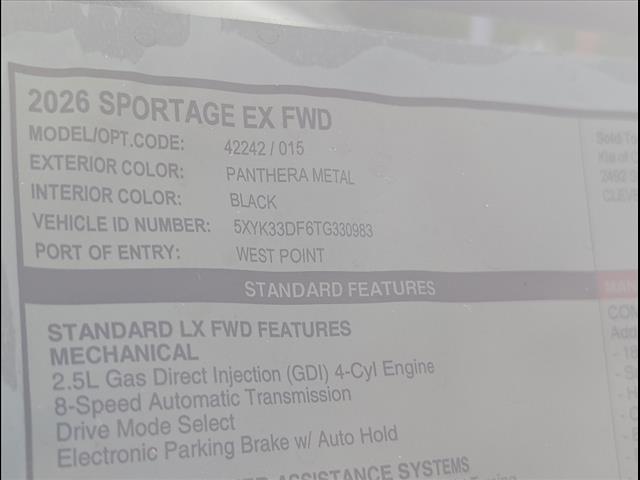 2026 Kia Sportage EX