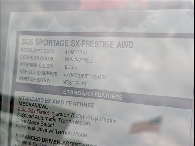 2026 Kia Sportage SX-Prestige