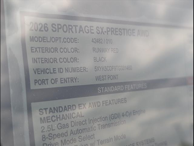 2026 Kia Sportage SX-Prestige
