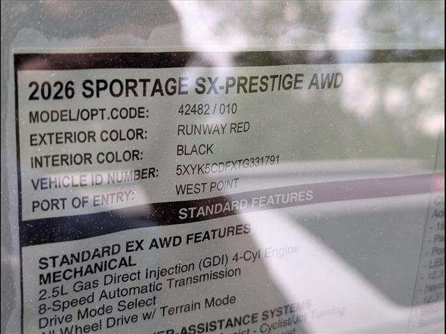 2026 Kia Sportage SX-Prestige