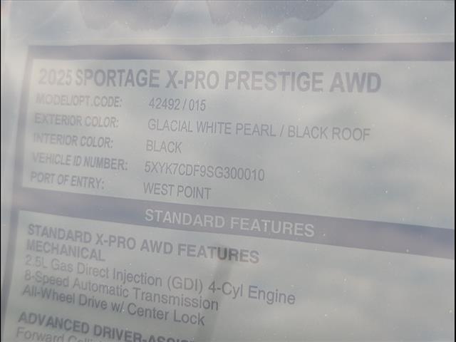 2025 Kia Sportage X-Pro Prestige