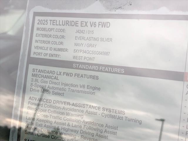 2025 Kia Telluride EX