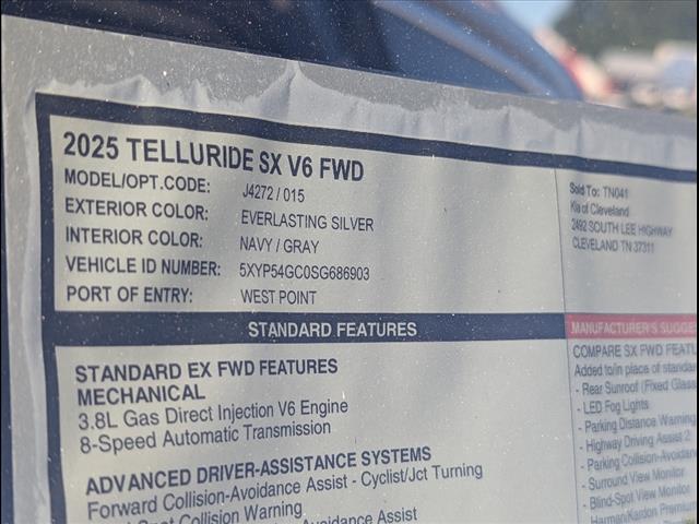 2025 Kia Telluride SX