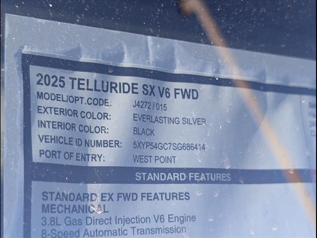 2025 Kia Telluride SX