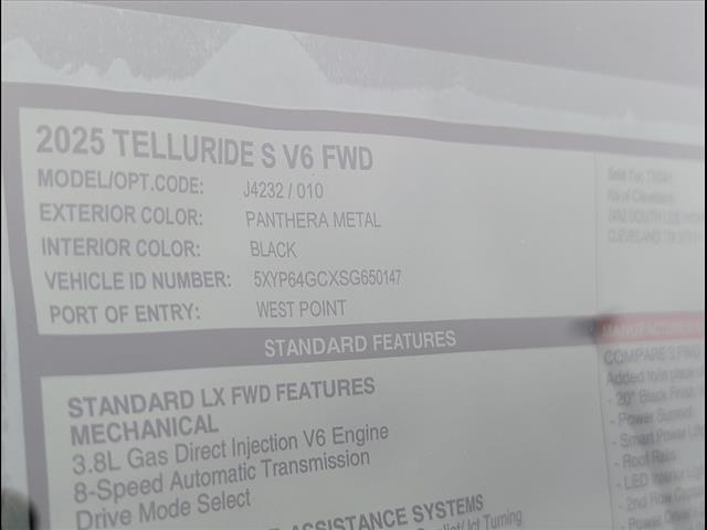 2025 Kia Telluride S