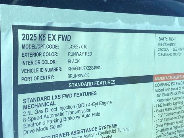 2025 Kia K5 EX