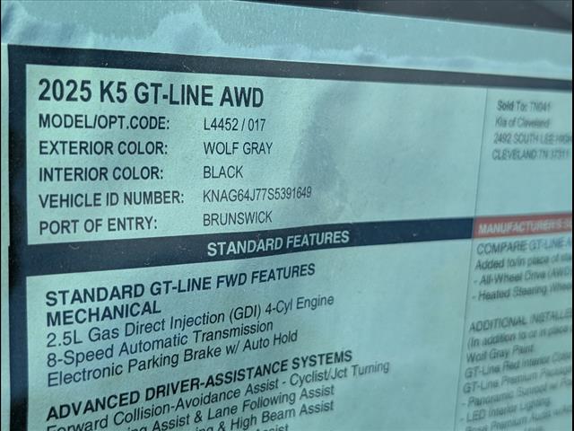 2025 Kia K5 GT-Line