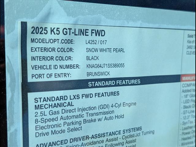 2025 Kia K5 GT-Line