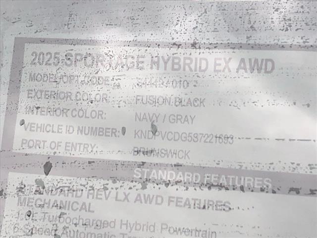 2025 Kia Sportage Hybrid EX