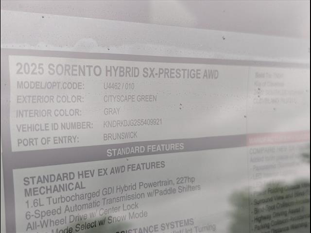 2025 Kia Sorento Hybrid SX Prestige