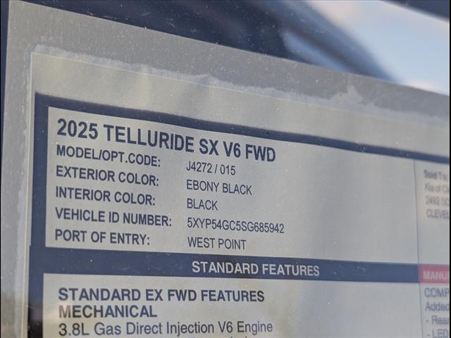 2025 Kia Telluride SX