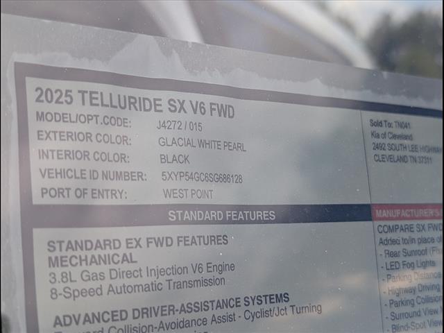 2025 Kia Telluride SX