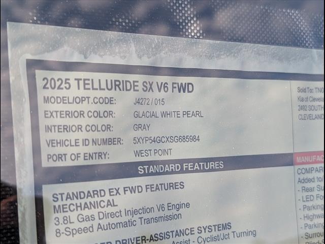 2025 Kia Telluride SX