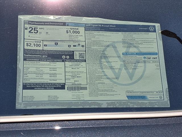 2025 Volkswagen Tiguan SE R-Line Black 4Motion