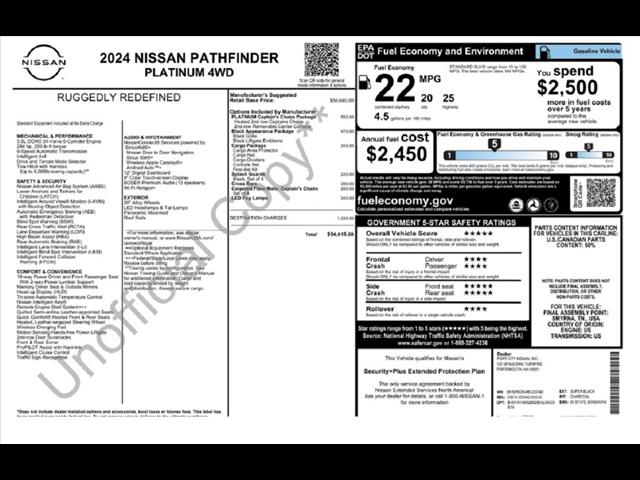 2024 Nissan Pathfinder Platinum