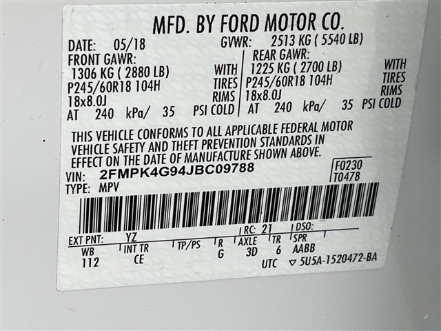 2018 Ford Edge SE