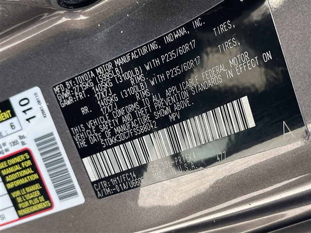 2015 Toyota Sienna LE 8-Passenger