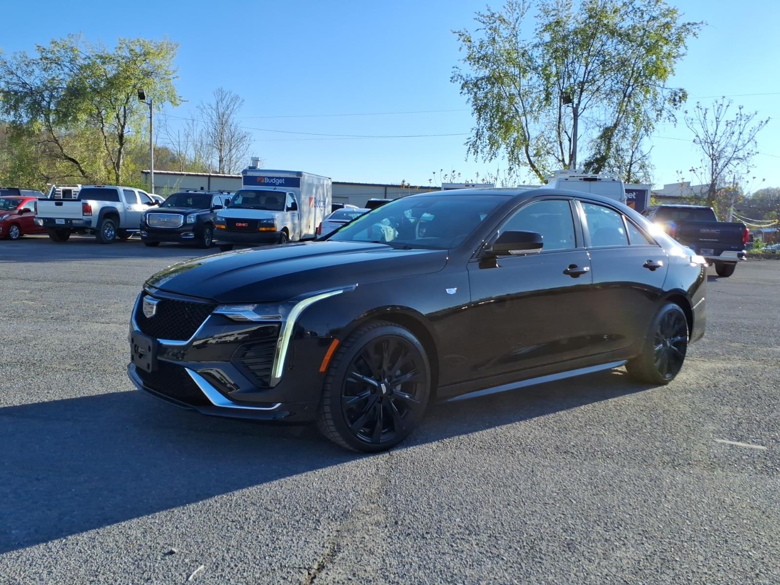 Black Black Raven 2023 Cadillac CT4 Sport AWD Sedan All-Wheel Drive 8-Speed Automatic