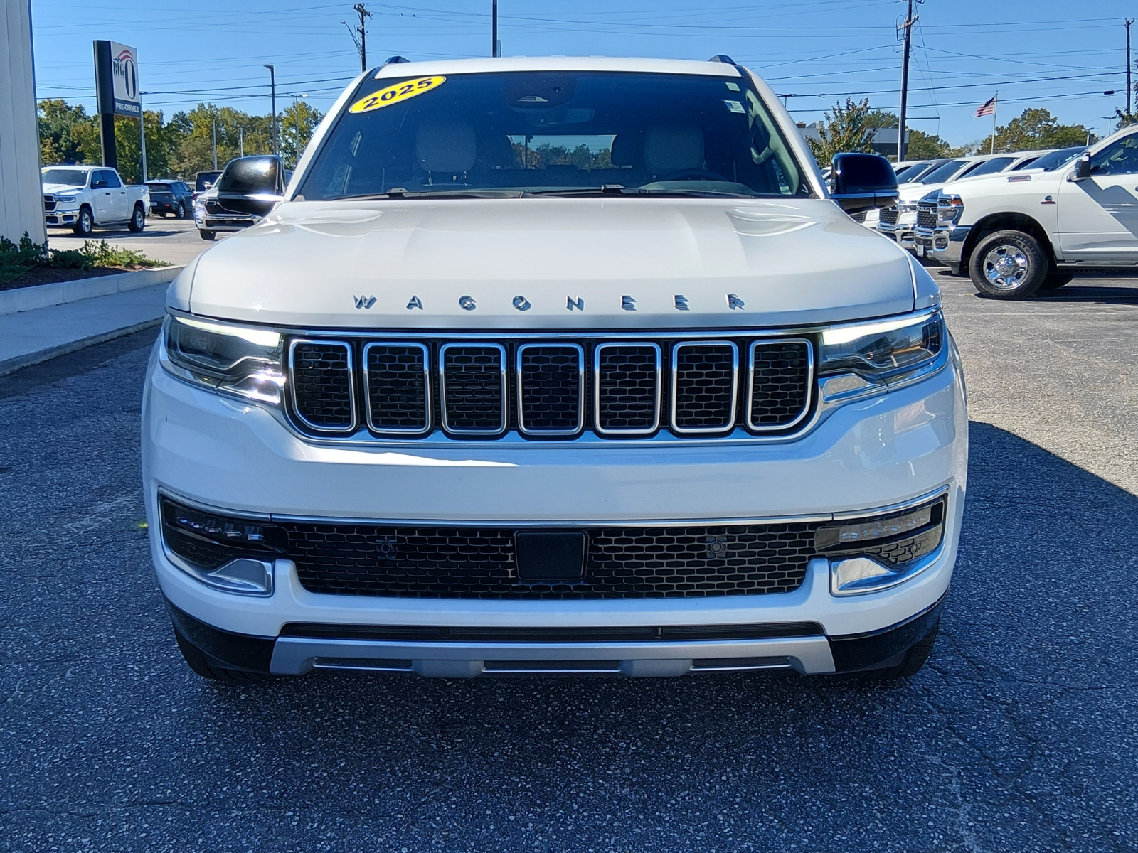 Certified Used 2025 Bright White Clear Coat Jeep Series II image 8