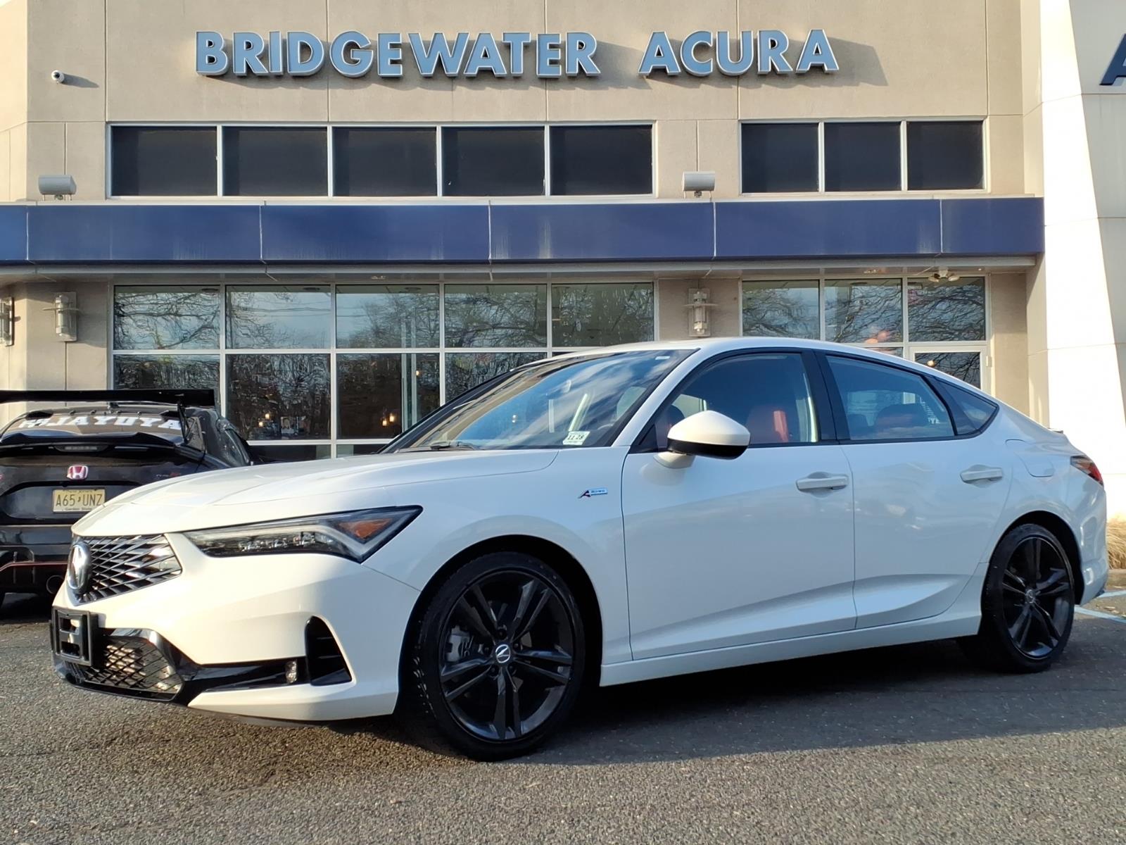 Platinum White Pearl 2023 Acura Integra FWD with A-SPEC Package Sedan Front-Wheel Drive 7-Speed CVT