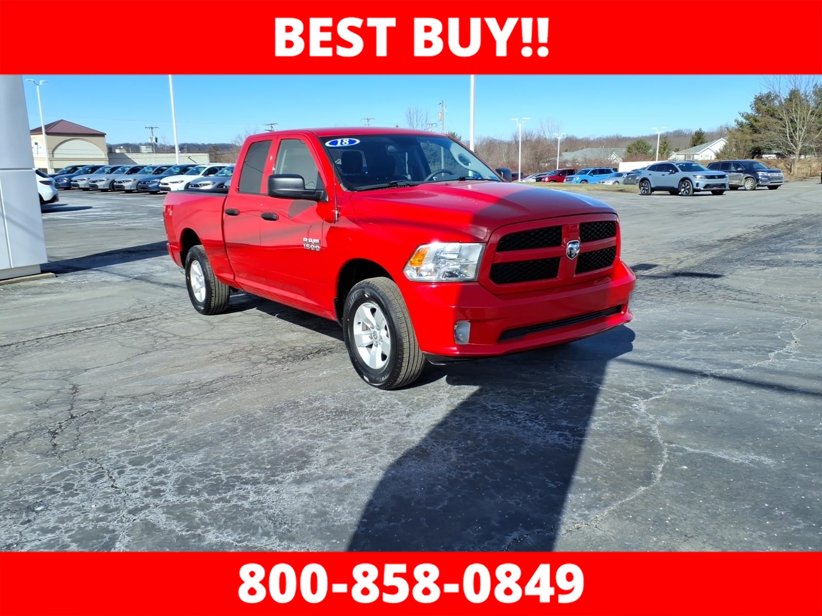 2018 RAM 1500 Express Quad Cab 4WD
