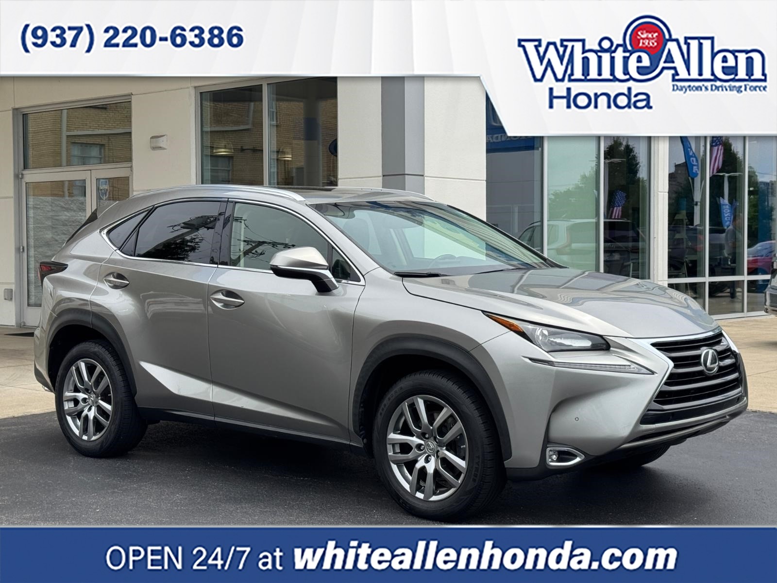 Atomic Silver 2015 Lexus NX 200t AWD SUV / Crossover All-Wheel Drive 6-Speed Automatic
