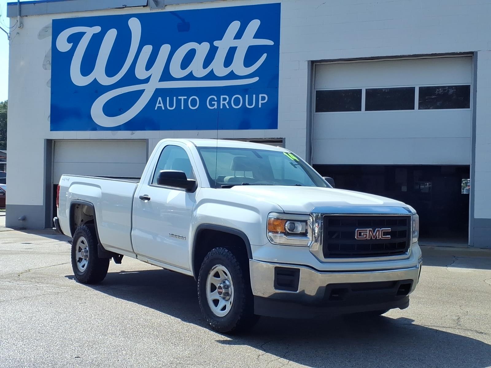 Summit White 2014 GMC Sierra 1500 Pickup Truck Four-Wheel Drive 6-Speed Automatic Overdrive